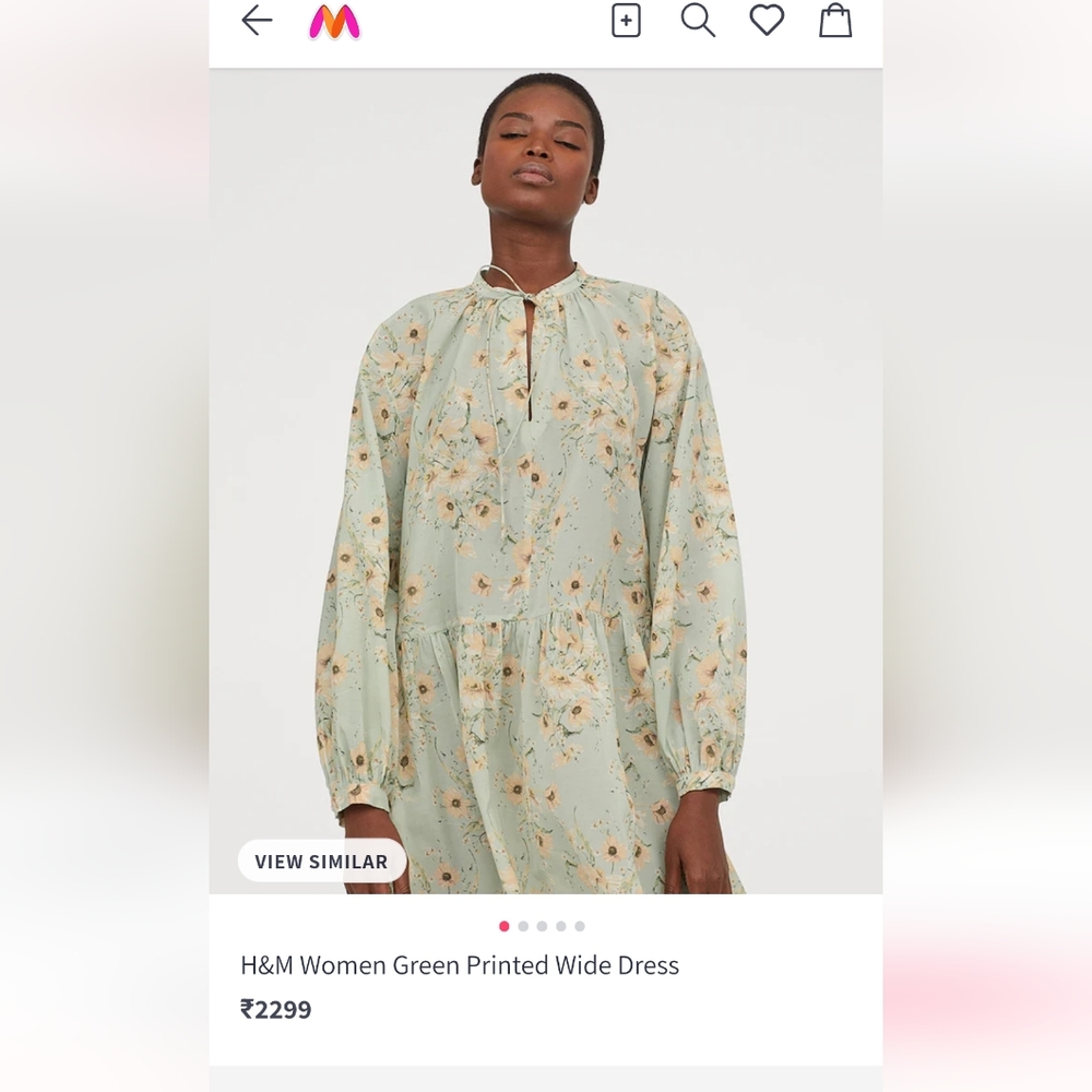 H&M wide dress - Picture 4 of 7